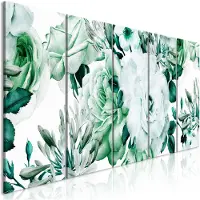 Artgeist Rose Composition Narrow Green taulusetti
