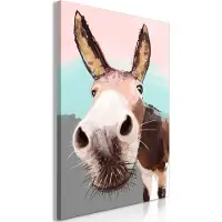 Artgeist Curious Donkey Vertical taulu