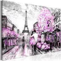 Artgeist Colourful Rendez-Vous Wide Pink taulu