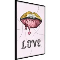 Artgeist Lip Gloss And Love juliste
