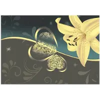 Artgeist Lily In Shades Of Gray fototapetti