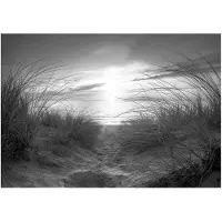 Kärkkäinen Artgeist Beach (Black And White) itseliimautuva fototapetti