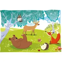 Kärkkäinen Artgeist Funny animals itseliimautuva fototapetti