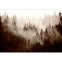 Kärkkäinen Artgeist Mountain Forest (Sepia) itseliimautuva fototapetti