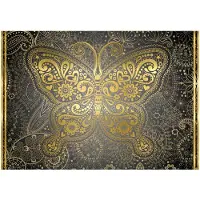 Kärkkäinen Artgeist Golden Butterfly fototapetti