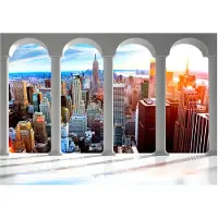 Kärkkäinen Artgeist Pillars and New York fototapetti