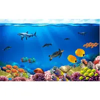 Kärkkäinen Artgeist Underwater kingdom itseliimautuva fototapetti