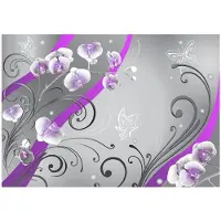 Artgeist Purple Orchids - Variation fototapetti