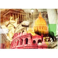 Artgeist Rome - Collage fototapetti