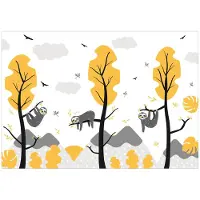 Kärkkäinen Artgeist Cute Sloths itseliimautuva fototapetti