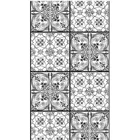 Artgeist Black Ornament fototapetti