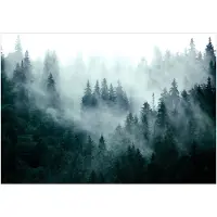 Kärkkäinen Artgeist Mountain Forest (Dark Green) itseliimautuva fototapetti