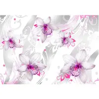 Artgeist Sounds Of Subtlety - Silver fototapetti