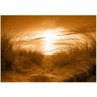 Kärkkäinen Artgeist Beach (Sepia) itseliimautuva fototapetti