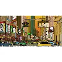 Artgeist Elinvoimainen kaupunki - NY fototapetti XXL