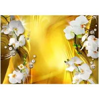 Kärkkäinen Artgeist Orchid In Gold fototapetti