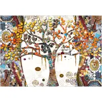 Kärkkäinen Artgeist Decorated Tree itseliimautuva fototapetti