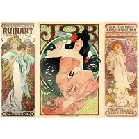 Kärkkäinen Artgeist Alphonse Mucha. Women'S fototapetti