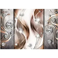 Kärkkäinen Artgeist Brown And Diamonds fototapetti