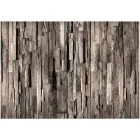 Kärkkäinen Artgeist Wooden Curtain (Dark Brown) itseliimautuva fototapetti