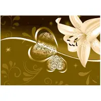 Artgeist Lily In Shades Of Green fototapetti