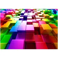 Kärkkäinen Artgeist Colored Cubes fototapetti