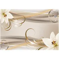Kärkkäinen Artgeist Lilies And The Gold Spirals itseliimautuva fototapetti