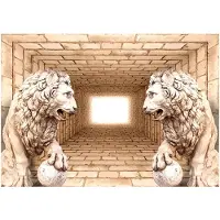 Kärkkäinen Artgeist Mystery Of Lions itseliimautuva fototapetti