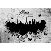 Artgeist Paris Is Always A Good Idea - Black white fototapetti