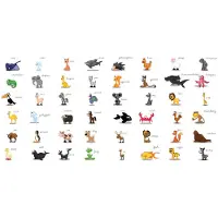 Artgeist Learning by playing (animals) fototapetti XXL