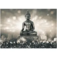 Kärkkäinen Artgeist Silver Buddha itseliimautuva fototapetti