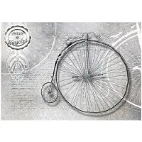Artgeist Vintage Bicycles - Black And White fototapetti