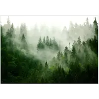 Kärkkäinen Artgeist Mountain Forest (Green) itseliimautuva fototapetti