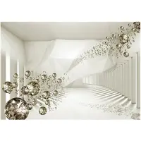 Kärkkäinen Artgeist Diamond Corridor (Beige) itseliimautuva fototapetti