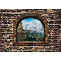 Kärkkäinen Artgeist Stony Window: Mountains itseliimautuva fototapetti