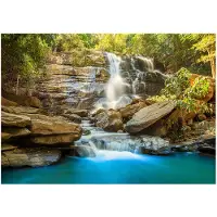 Kärkkäinen Artgeist Waterfall in Chiang Mai, Thailand itseliimautuva fototapetti