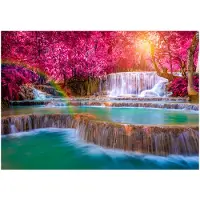 Kärkkäinen Artgeist Pink Cascades itseliimautuva fototapetti