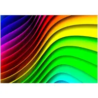 Kärkkäinen Artgeist Rainbow Waves itseliimautuva fototapetti