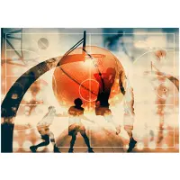 Kärkkäinen Artgeist I love basketball! itseliimautuva fototapetti