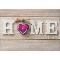 Kärkkäinen Artgeist Home Heart (Violet) itseliimautuva fototapetti