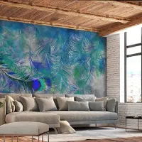 Artgeist Peacock Feathers itseliimautuva fototapetti