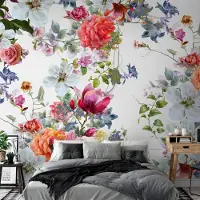 Artgeist Multi-Colored Bouquets itseliimautuva fototapetti
