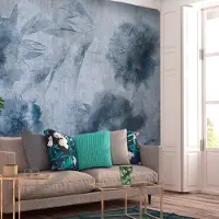 Artgeist Blue Peonies itseliimautuva fototapetti