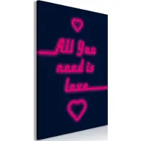 Artgeist All You Need Is Love (1 Part) Vertical taulu