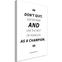 Artgeist Quote - Muhammad Ali (1 Part) Vertical taulu