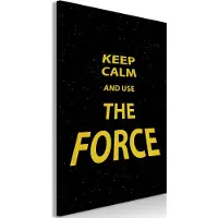 Artgeist Keep Calm and Ouse the Force (1 Part) Vertical taulu