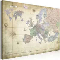 Artgeist Map of Europe (1 Part) Wide taulu
