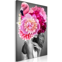 Artgeist Flamingo Girl (1 Part) Vertical taulu