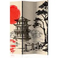 Artgeist Little House by the Pond [Room Dividers] sermi