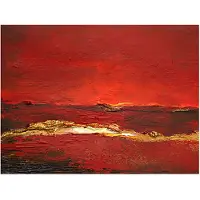 Artgeist Gold wave fototapetti